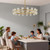 33" Gold Crystal Chandeliers for Dining Room Light Fixture