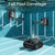 (2026 Upgrade) BRINBO C1 Robotic Pool Cleaner with 180 Mins, Glossy Black | Pool Vacuum for Inground Ground Pools up to 1615 sq.ft