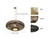 Moroccan Rustic Pendant Light Fixtures Chandeliers for Dining Room