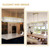 Gold Crystal Chandeliers for Dining Room, 42" Large Rectangular Water Ripple Glass