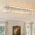 Modern Crystal Chandelier 10-Lights Rectangular Flush Mount Pendant Ceiling Light