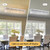 Modern Crystal Chandelier 10-Lights Rectangular Flush Mount Pendant Ceiling Light