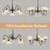 5-Light Vintage Chandelier in Oil Rubbed Bronze Finish