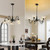 Crystal Accents, Farmhouse Chandelier for Dining Room, Hallway, Kitchen