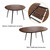 HIPIHOM 43.3"-59.1" Extendable Round Dining Table Set for 6