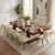 Miereirl 7-Piece Modern Farmhouse Dining Table Set, 86.6" x 47.2"