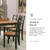 Signature Design by Ashley Gesthaven Dining Table Set with 4 Chairs and Bench