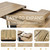 Henf 63"-79" Dining Table Set for 6, 7 Pieces Extendable Dining Table