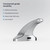 Free, Mid Integrated Base Body, Polished Chrome, 3362119