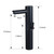 HHOOMMEE Automatic Touchless Bathroom Sink Faucet Motion Activated Sensor