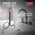 Hole Bathroom Sink Faucet, Metal Push-Pop Drain, Matte Black 562T-