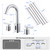 Bathroom Faucet for 3 Hole | 8 Inch Widespread Bathroom Sink Faucet