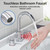 Bathroom Faucet for 3 Hole | 8 Inch Widespread Bathroom Sink Faucet