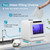 Countertop Dishwasher, 8 Programs with 5L Tank, White, 40 dB, 167°F | 8-Program (Normal, ECO
