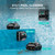 4-in-1 Pool Cleaner for Above Ground Pools, 160 Mins Runtime, App Countrol, Smart Navigation with Powerful Suction