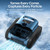 Cordless Robotic Pool Vacuum with Smarter Navigation & Track Drive, Dual 180W Brushless Motors, Wall & Waterline Climbing, 150-Min Runtime