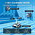 Pool Vacuum Robot for Inground Ground Pools | Wall&Waterline Climbing, Smart Navigation, 180mins Runtime, APP Control