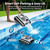 Pool Vacuum Robot for Inground Ground Pools | Wall&Waterline Climbing, Smart Navigation, 180mins Runtime, APP Control