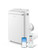 12,000 BTU SACC Dual Hose & Inverter Portable AC, Cools up to 550 Sq. Ft. Smart Wi-Fi & Remote Control, Window Kit Included