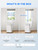 12,000 BTU SACC Dual Hose & Inverter Portable AC, Cools up to 550 Sq. Ft. Smart Wi-Fi & Remote Control, Window Kit Included