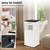 Compact 3-in-1 Portable AC for Room Up to 350 Sq Ft with Dehumidifier & Fan Function, Remote Control