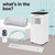 Compact 3-in-1 Portable AC for Room Up to 350 Sq Ft with Dehumidifier & Fan Function, Remote Control