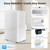 14000 BTU Portable Air Conditioner 700 Sq.Ft, 3-in-1 AC Unit Cooling Dehumidifier