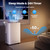14000 BTU Portable Air Conditioner 700 Sq.Ft, 3-in-1 AC Unit Cooling Dehumidifier