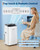 Garvee 2 x Portable Air Conditioners 14,000BTUs, Remote Control, Portable AC Unit, Dehumidifier, Fan, 850Sq.Ft Cool