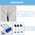 INTSUPERMAI 220V Industrial Portable Air Conditioner 28900BTU Spot Cooler 1550m³/h Cold Airflow 3900m³/h Hot Air Discharge