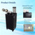 110V 1.1KW Industrial Air Conditioner,550m³/h Portable Spot Cooler with 2 Columns, 12000 BTU/h Factory Cooling with 5L Tank