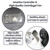 INTSUPERMAI 220V Industrial Portable Spot Cooler 22500btu Heavy Duty Mobile Air Conditioner 3 Adjustable Air Outlets