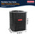 2.5 Ton Up To 15 SEER2 Goodman Air Conditioner Model GLXS3BN3010