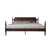 Solid Wood Queen Size Platform Bed Frame with Headboard & Footboard, Center Metal Legs, 12 Heavy-Duty Slats, Noise-Free