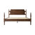 Solid Wood King SizePlatform Bed Frame with Headboard & Footboard, Center Metal Legs, 12 Sturdy Slats Base