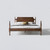 Solid Wood King SizePlatform Bed Frame with Headboard & Footboard, Center Metal Legs, 12 Sturdy Slats Base