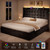 YITAHOME Queen Size Bed Frame with 3 Storage Drawers and RGB LED Lights | Velvet Upholstered Bed with Charging Station and Storage Headboard