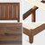 Zinus Vivek Deluxe Wood Platform Bed Frame with Headboard, Full | Slatted Headboard, Wood Slat Support