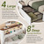 CypBed King Size Bed Frame and 54" Tall Storage Bookcase Headboard & Drawer