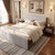 Christopher Knight Home Jayne Modern Queen Bed Frame with Headboard, Bed Frame Queen with Upholstered Headboard + Footboard