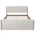 Christopher Knight Home Jayne Modern Queen Bed Frame with Headboard, Bed Frame Queen with Upholstered Headboard + Footboard