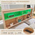 Fluted Queen Size Bed Frame with 50" Tall Headboard & 4 Drawers, Wooden Platform Bed Frame W/LED Lights and Storage Charging Station Headboard