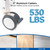 Hospital Bed Electric 5 Function with Trendelenburg & Reverse Trendelenburg, 5" Lockable Casters for Home Hospital Use