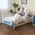 Hospital Bed Electric 5 Function with Trendelenburg & Reverse Trendelenburg, 5" Lockable Casters for Home Hospital Use