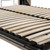 BESTAR Pur Murphy, Space-Saving Wall Bed for Multipurpose Guest Room or Home Office, Full, Rustic Brown | Supports up to 1000 lb; min. ceiling height 86.4 in