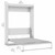 BESTAR Pur Murphy, Space-Saving Wall Bed for Multipurpose Guest Room or Home Office, Full, Rustic Brown | Supports up to 1000 lb; min. ceiling height 86.4 in
