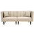DUYHBAWRS Sofa Bed Sleeper Linen Blend Fabric Home Furniture Minimalist Small Apartment Lazy