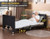 Electric Hospital Bed and Mattress for Home Use, German Motor | 5 Functions, Dual-Layer 5" Mattress, Ultra-Low 8.5"-25" Height