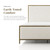Lalia Hammered Metal Upholstered Bed with Beige Fabric 60-inch Tall Headboard