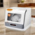 Portable Dishwasher, Desktop High Temperature Washing Drying